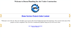 Desktop Screenshot of duranplumbing.com